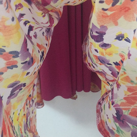 Melanie Lynn Floral Print Dress(Flowy) - Picture 7 of 9